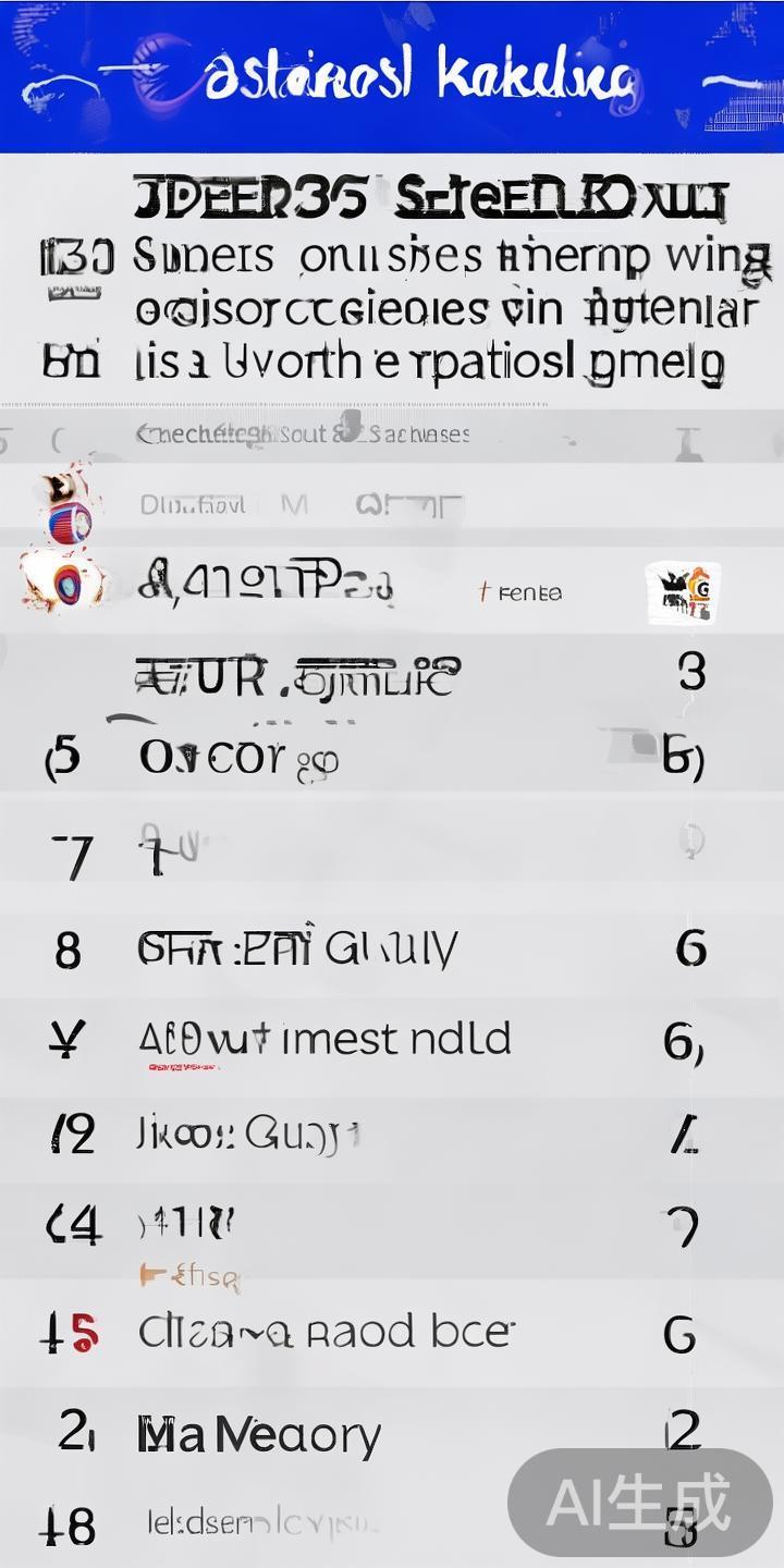 利用体育333排名全方位分析各大体育赛事的水平变迁与发展趋势 实际应用中,通过体育333排名可以清晰看到某一体育